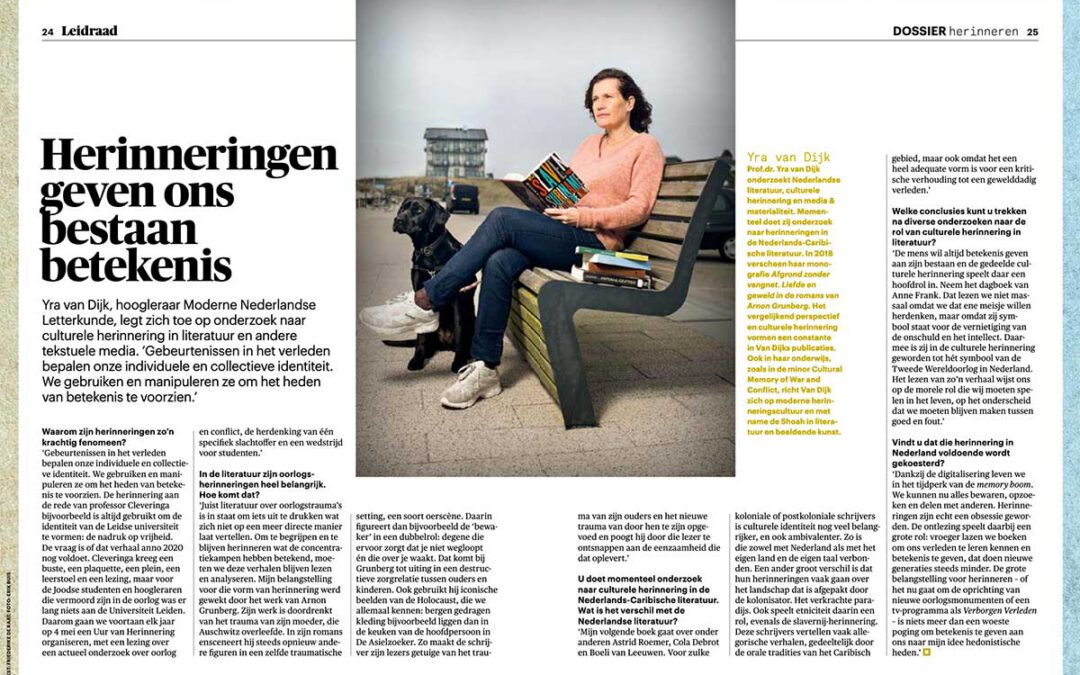 Herinneringen geven ons bestaan betekenis
