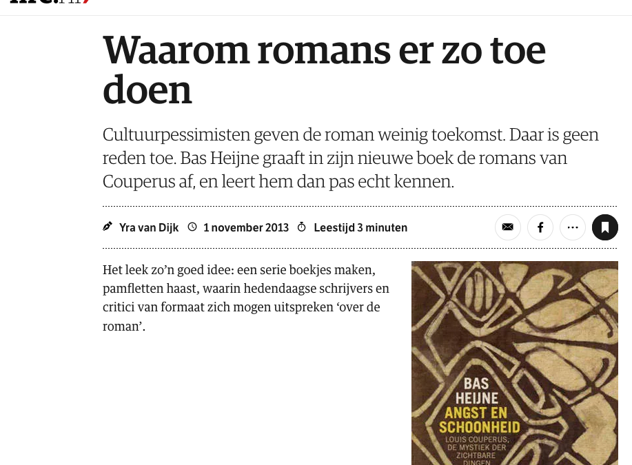 Waarom romans er zo toe doen